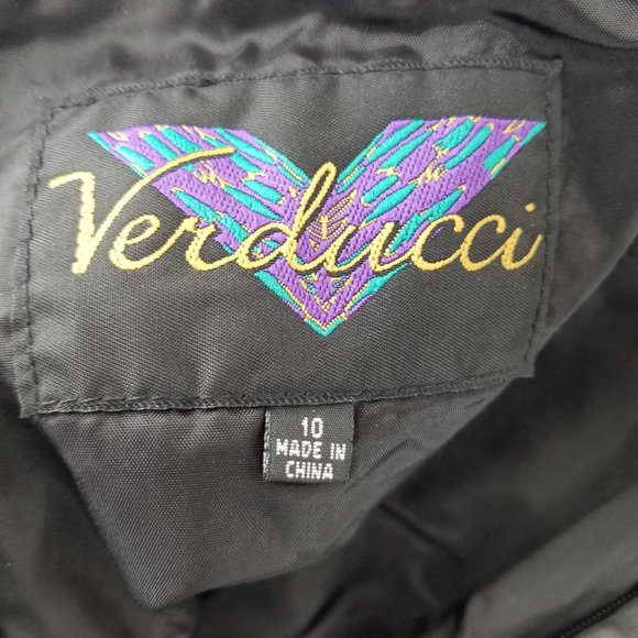 Vintage Verducci Genuine Leather Womans High Waist Pants Size 10 - Picture 9 of 12